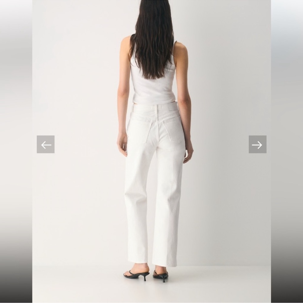 Denim Forum The Farrah Hi-Rise Wide Jean - Picture 3 of 6